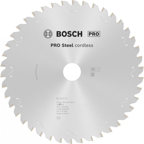BOSCH PRO Steel cordless Kreissägeblatt, 203 x 1,8 x 25,4 mm 2608846859