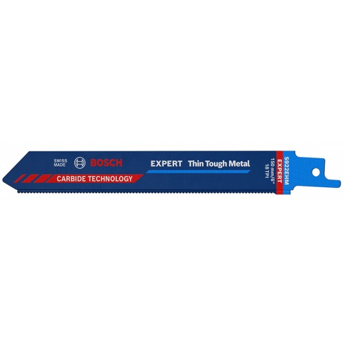 BOSCH EXPERT ‘Thin Tough Metal’ S 922 EHM Säbelsägeblatt, 3 Stück 2608900361