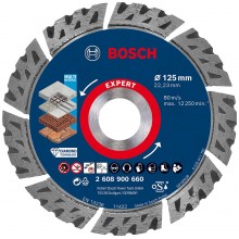 BOSCH EXPERT MultiMaterial Diamanttrennscheiben, 125 x 22,23 x 2,2 x 12 mm 2608900660