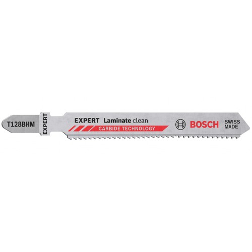 BOSCH EXPERT ‘Laminate Clean’ T128 BHM Stichsägeblatt, 3 Stück 2608901707