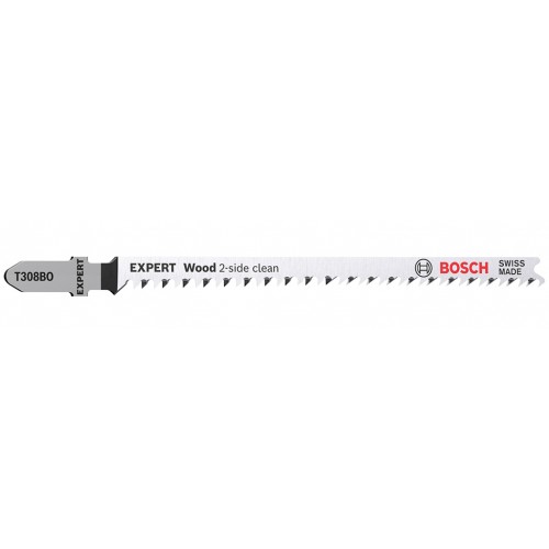 BOSCH EXPERT 'Wood 2-side clean' T 308 BO Stichsägeblatt, 2 Stück 2608901712