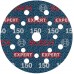 BOSCH EXPERT O780 Folienschleifscheibe, 125 mm, G150 2608902419