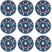 BOSCH EXPERT O780 Foil Schleiffolien-Set, 125 mm G80, G120 , G180, 9 ks 2608902407