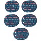 BOSCH EXPERT O780 Foil Schleiffolie Set, 125 mm,G60/G80/G120/G180/G240 2608902429