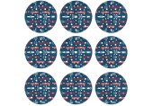 BOSCH EXPERT O780 Foil Schleiffolien-Set, 150 mm, G80 (3x); G120 (3x); G180 (3x), 9-tlg.