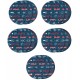BOSCH EXPERT O780 Foil Schleiffolie Set, 150 mm,G60/G80/G120/G180/G240 2608902470