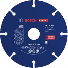 Bosch EXPERT Multi Material Carbide-Trennscheibe 125mm, 22,23mm 2608902489