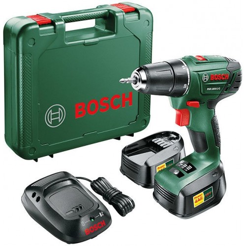 BOSCH PSR 1800 LI-2 Akku-Bohrschraueber (2x Aku) 06039A3121