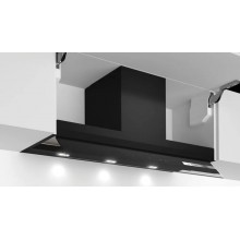 Bosch Serie 6 Integrierte Designhaube 90 cm Klarglas schwarz bedruckt, Schwarz DBB97AM60