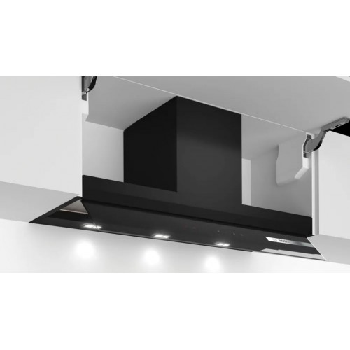 Bosch Serie 6 Integrierte Designhaube 90 cm Klarglas schwarz bedruckt, Schwarz DBB97AM60 Bosch Serie 6 Integrierte Designhaube 90 cm Klarglas schwarz bedruckt, Schwarz DBB97AM60