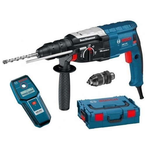 BOSCH GBH 2-28 F Bohrhammer + GMS 100 M Ortungsgerät 061126760A