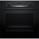 Bosch Serie 4 Einbau-Backofen 60 x 60 cm Schwarz HBA574BB3