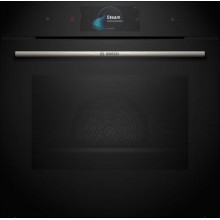 Bosch Serie 8 Einbau-Dampfbackofen 60 x 60 cm Schwarz HSG7584B1