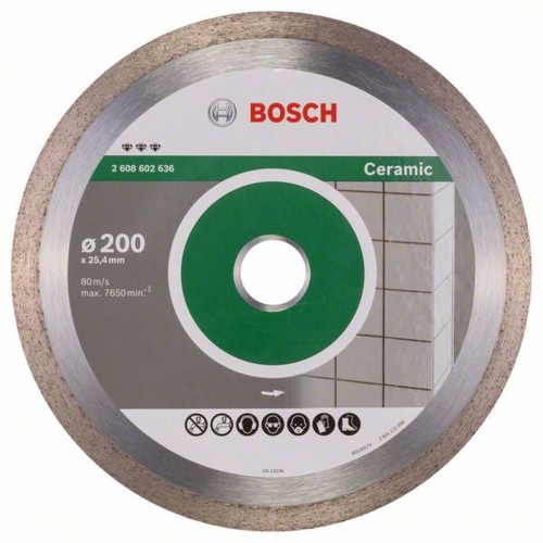 BOSCH Diamant-Trennscheibe Best for Ceramic 200 x 25,40 mm 2608602636