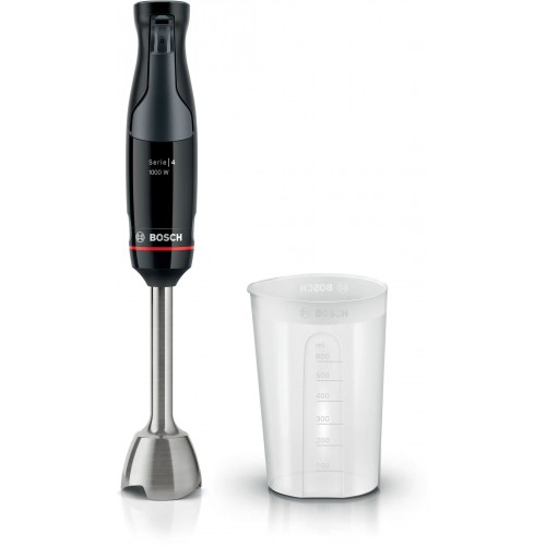 Bosch Serie 4 Stabmixer ErgoMaster 1000 W Schwarz, anthrazit MSM4B610 Bosch Serie 4 Stabmixer ErgoMaster 1000 W Schwarz, anthrazit MSM4B610