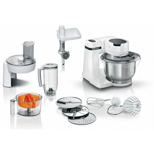 Bosch Serie 2 Küchenmaschine MUM 700 W Weiß MUMS2EW40 Bosch Serie 2 Küchenmaschine MUM 700 W Weiß MUMS2EW40