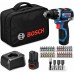 BOSCH GSB12V-32 PROFESSIONAL Akku-Schlagbohrschrauber, 2x 12V/2,0Ah, Tasche 06019G9503