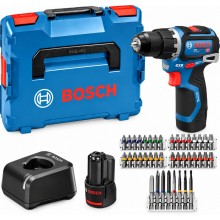 BOSCH GSB12V-32 PROFESSIONAL Akku-Schlagbohrschrauber, 2x 12V/2,0Ah, L-BOXX 06019G9502