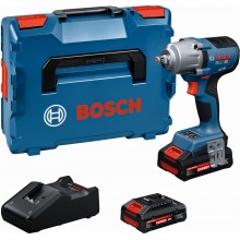 BOSCH GDS18V-450H PROFESSIONAL Akku-Drehschlagschrauber, 2x4,0Ah, L-BOXX 06019K4202