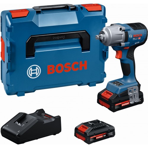 BOSCH GDS18V-450H PROFESSIONAL Akku-Drehschlagschrauber, 2x4,0Ah, L-BOXX 06019K4202 BOSCH GDS18V-450H PROFESSIONAL Akku-Drehschlagschrauber, 2x4,0Ah, L-BOXX 06019K4202