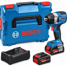 BOSCH GDS18V-750 PROFESSIONAL Akku-Drehschlagschrauber, 2x8,0Ah, L-BOXX 06019L9102