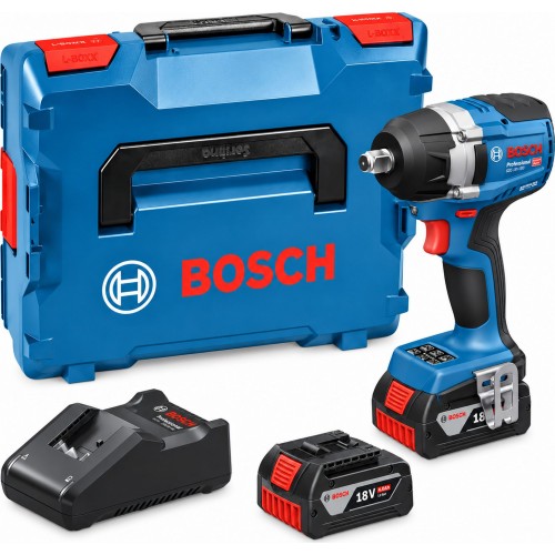 BOSCH GDS18V-750 PROFESSIONAL Akku-Drehschlagschrauber, 2x5,0Ah, L-BOXX 06019L9103 BOSCH GDS18V-750 PROFESSIONAL Akku-Drehschlagschrauber, 2x5,0Ah, L-BOXX 06019L9103