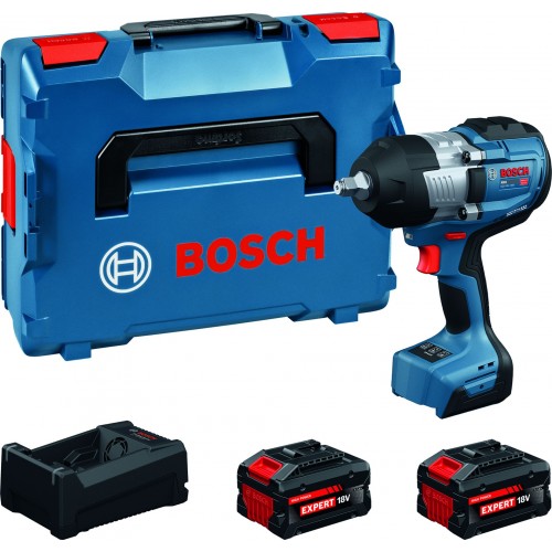 BOSCH GDS18V-1400 PROFESSIONAL Schlagschrauber, 2x5,5Ah, L-BOXX 06019R5002