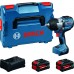 BOSCH GDS18V-1400 PROFESSIONAL Schlagschrauber, 2x5,5Ah, L-BOXX 06019R5002