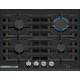 Bosch Serie 8 Gaskochfeld 60 cm Hartglas, Schwarz PRP6A6H40