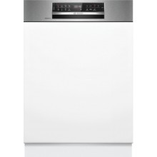 Bosch Serie 6 Teilintegrierter Geschirrspüler 60 cm Gebürsteter Stahl SMI6ECS10E