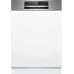 Bosch Serie 6 Teilintegrierter Geschirrspüler 60 cm Gebürsteter Stahl SMI6ECS10E