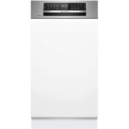 Bosch Serie 6 Teilintegrierter Geschirrspüler 45 cm Gebürsteter Stahl