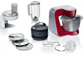 Bosch MUM5 Küchenmaschine (1000W/Rot,silber) MUM58720