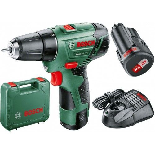 BOSCH EasyDrill 12-2 Akku- Bohrschrauber + Akku PBA 12V 060397290X