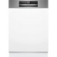 Bosch Serie 6 Teilintegrierter Geschirrspüler 60 cm Gebürsteter Stahl SMI6ZCS16E