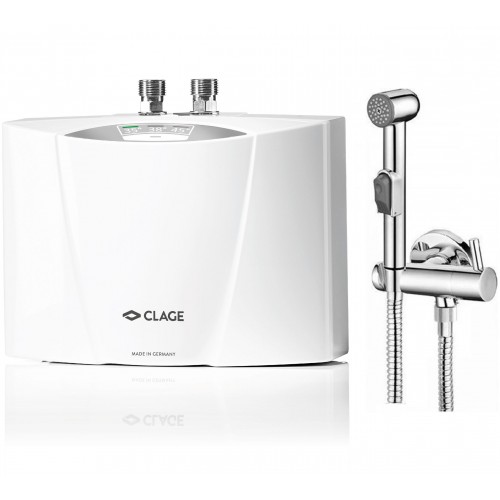 CLAGE MCX 3 HS Durchlauferhitzer mit Bidet-Brause 3,5 kW 230 V 1500-15013