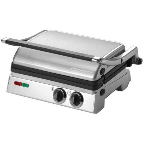 CONCEPT GE-3000 Elektrischer Kontaktgrill Panini 4 in 1 Premium Line, 2000W