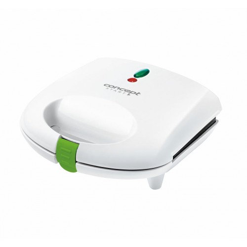 CONCEPT SV-3020 Sandwich-Toaster mit dreieckigen Platten,weiß, 700W sv3020