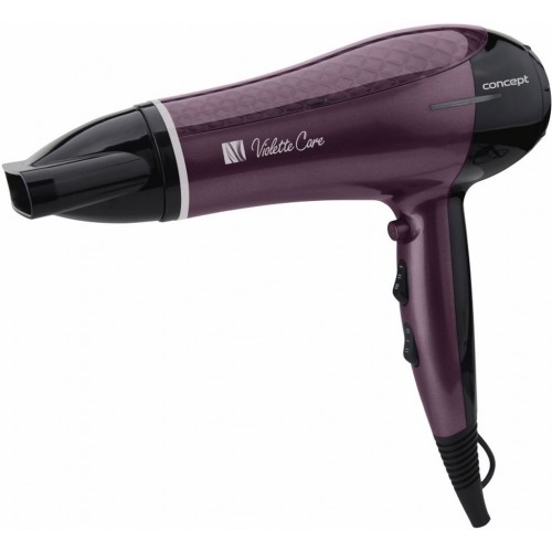 CONCEPT VV-5730 Ionen-Haartrockner VIOLETTE CARE, cool shock, trendy lila vv5730