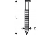 BOSCH D-Kopf Streifennagel SN34DK 50RG 2608200019