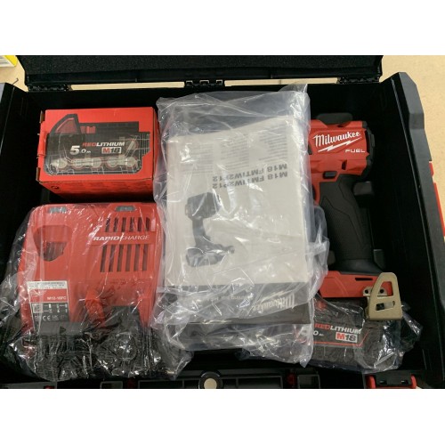 Milwaukee M18 FMTIW2F12-502X Akku-Schlagschrauber 2x5.0 Ah, HD Box 4933478450