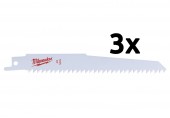 Milwaukee Sawzall Säbelsägeblatt (150mm/3Stück) 48001075