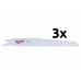 Milwaukee Sawzall Säbelsägeblatt (150mm/3Stück) 48001075