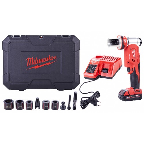 Milwaukee M18 HKP-201CA Bürstenlose Akku-Lochstanzer (18V/1x2.0 Ah) 4933451204