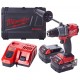 Milwaukee M18 ONEPD2-502X Akku Schlagbohrschrauber 2x5.0 Ah, HD Box 4933464527