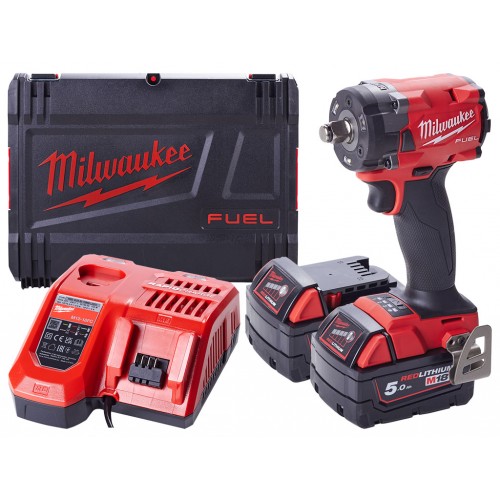 Milwaukee M18 FIW2F12-502X Akku-Schlagschrauber 5.0 Ah, HD Box 4933478444