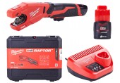 Milwaukee M12 PCSS-202C Akku edelstahl-rohrabschneider (12V/2x2,0Ah) 4933479242