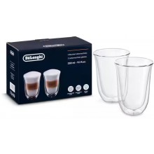 DeLonghi Latte Macchiato Gläser, 330 ml, 2 Stk DLSC312