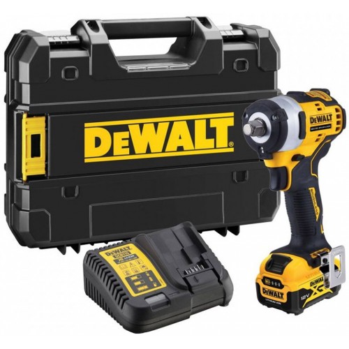 DeWALT DCF901P1-QW Akku-Schlagschrauber ( 1/2"/ 340Nm) (12V/1x5,0 Ah) Tstak