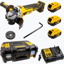 DeWALT DCG405P3-QW Akku - Winkelschleifer XR (18V/3x5,0Ah/125mm) Tstak